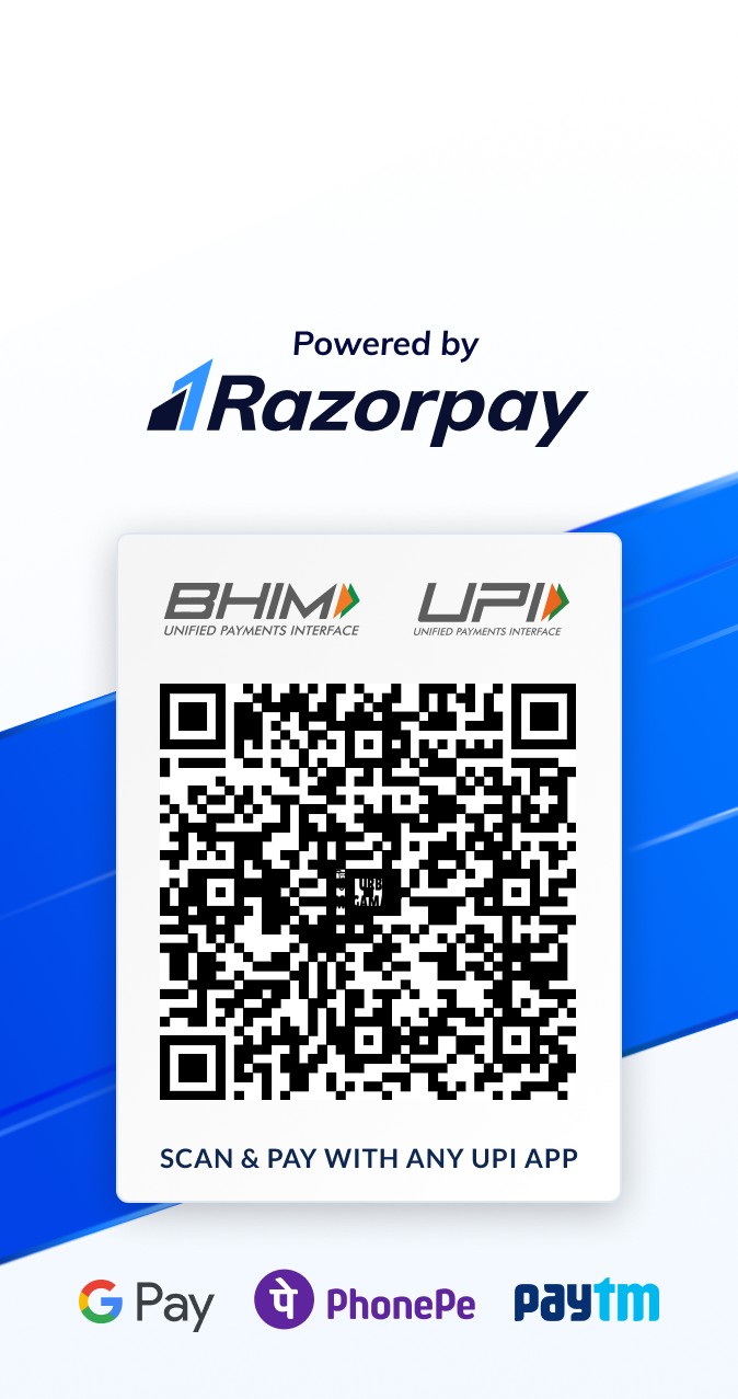 Donate via Razorpay QR Code